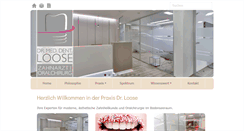 Desktop Screenshot of dr-loose.de