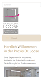 Mobile Screenshot of dr-loose.de